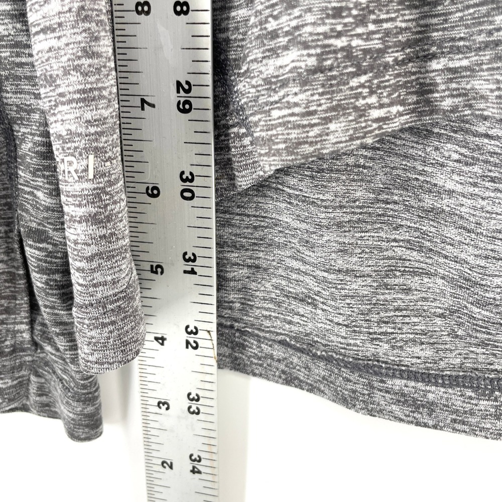 Nike Dri Fit Long Sleeve Running Half Zip Athletic Gray Heather Shirt Men's Med - Picture 7 of 10